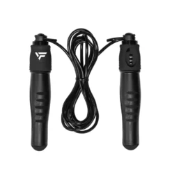 VirtuFit Verstelbaar Springtouw - Met teller - Zwart/Grijs
