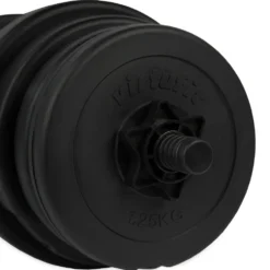 VirtuFit Verstelbare Dumbbellset - 2 in 1 Set - 30 kg - Vinyl