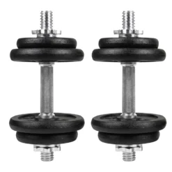 VirtuFit Verstelbare Dumbbellset Pro 20 kg - 2 x 10 kg - Inclusief koffer
