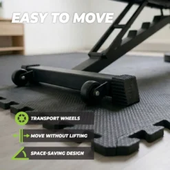 VirtuFit Verstelbare Fitnessbank Pro - Zwart