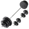 VirtuFit Verstelbare Halterset - Dumbbellset - 60,5 kg - Zwart - Gratis Trainingsvideo's