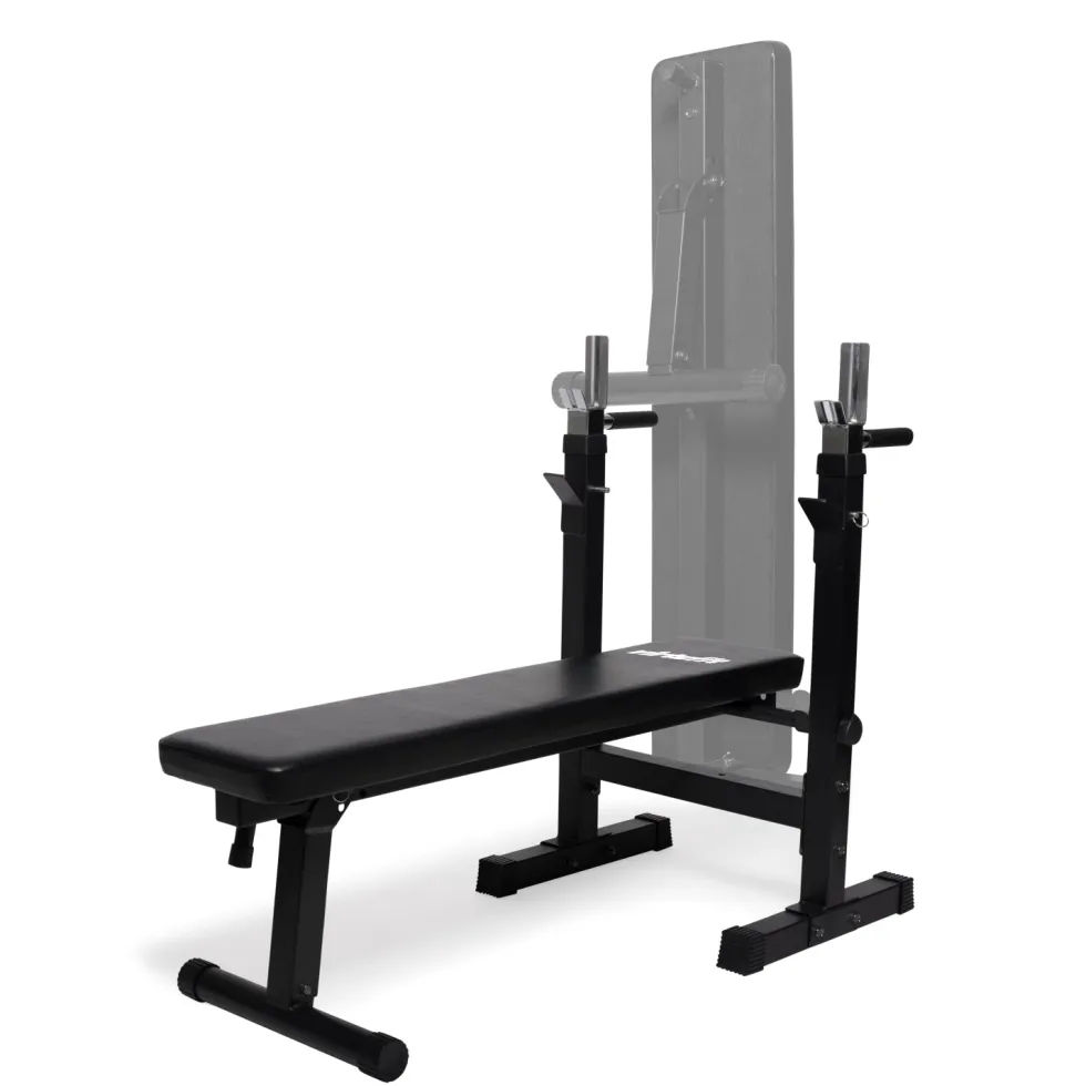 VirtuFit Verstelbare Halterset - 60,5 kg - Halterbank Compact - Dumbbellset - Halterset