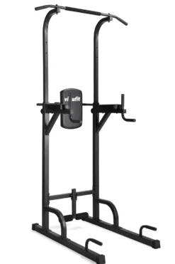 VirtuFit Verstelbare Power Tower - Pull Up & Dip Station