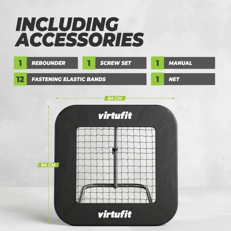 VirtuFit Verstelbare Rebounder Pro - Kickback - 84 x 84 cm