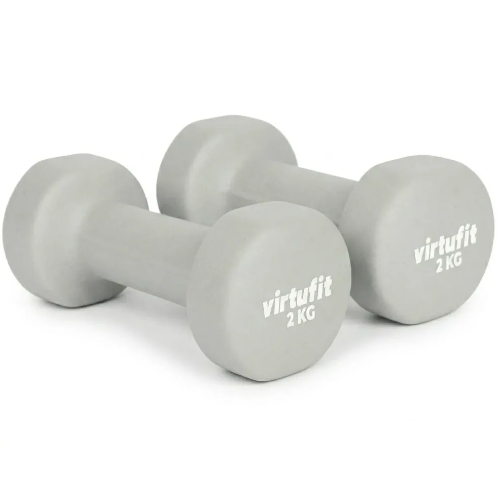 VirtuFit Vinyl Dumbbell Set Pro - 2 x 2 kg