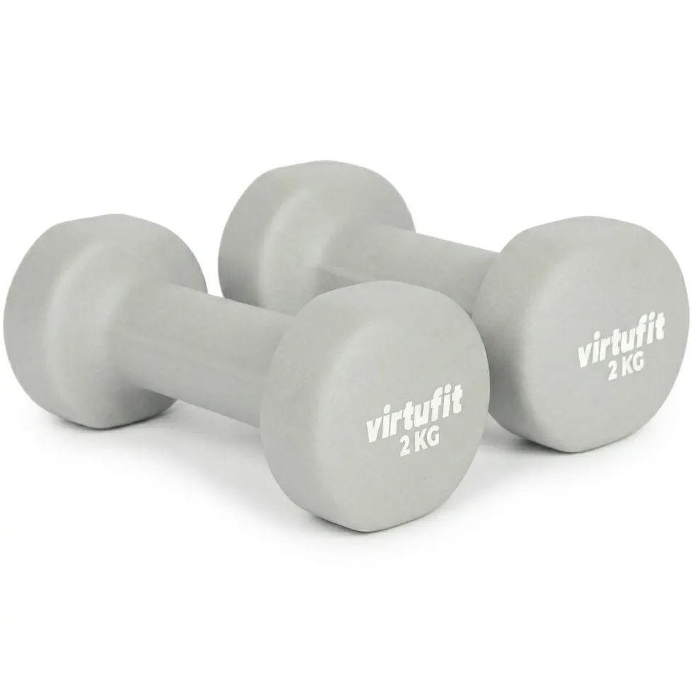 VirtuFit Vinyl Dumbbell Set Pro - 2 x 2 kg