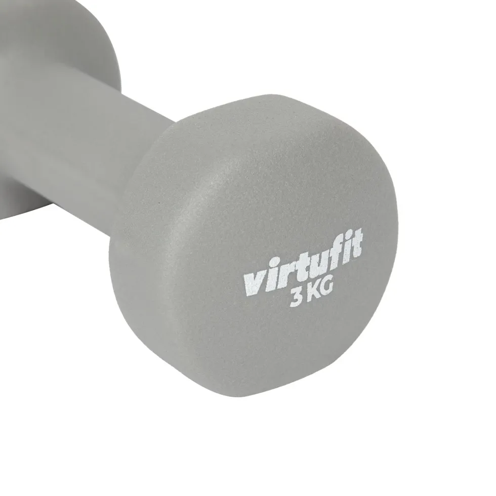 VirtuFit Vinyl Dumbbell Set Pro - 2 x 3 kg