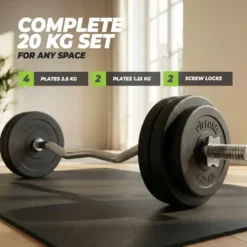 VirtuFit Vinyl EZ-Curl Set - Halterset - 20 kg