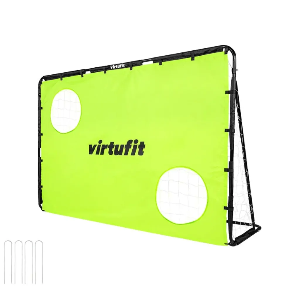 VirtuFit Voetbaldoel met Doelwand - Voetbal Goal - 120 x 80 cm