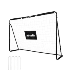 VirtuFit Voetbaldoel met Doelwand - Voetbal Goal - 120 x 80 cm