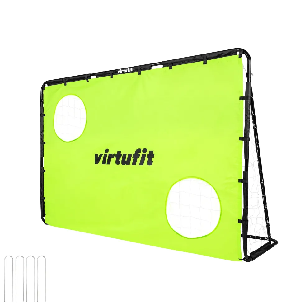 VirtuFit Voetbaldoel met Doelwand - Voetbal Goal - 180 x 120 cm