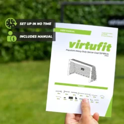 VirtuFit Voetbaldoel Premium - Heavy Duty Voetbal Goal - 120 x 80 x 60
