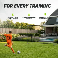 VirtuFit Voetbaldoel Premium - Heavy Duty Voetbal Goal - 300 x 200 x 120