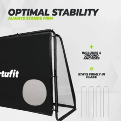 VirtuFit Voetbaldoel Pro met Doelwand - Voetbal Goal - 220 x 170 cm