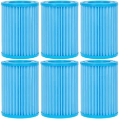 VirtuFit Voordeelbox Anti Bacteriële Cartridge Filterpomp Type II 6x