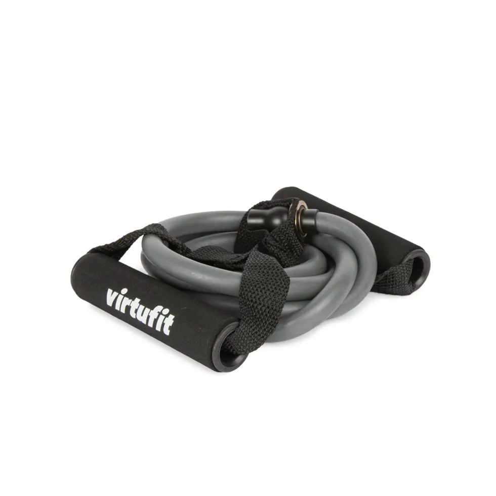 VirtuFit Weerstandskabel - Fitness Elastiek - Met Handvat - Medium