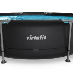 VirtuFit Zwembad Rond Ø305 x 76 cm - Antraciet - Compleet Pakket