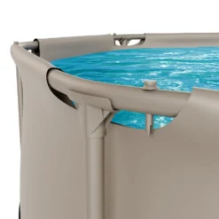 VirtuFit Zwembad Rond Ø305 x 76 cm - Beige - Compleet Pakket