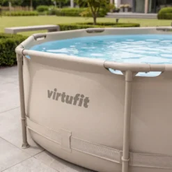 VirtuFit Zwembad Rond Ø305 x 76 cm - Beige - Compleet Pakket