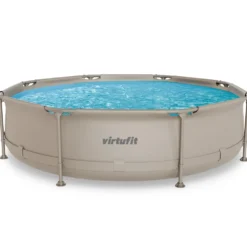 VirtuFit Zwembad Rond Ø305 x 76 cm - Beige - Compleet Pakket