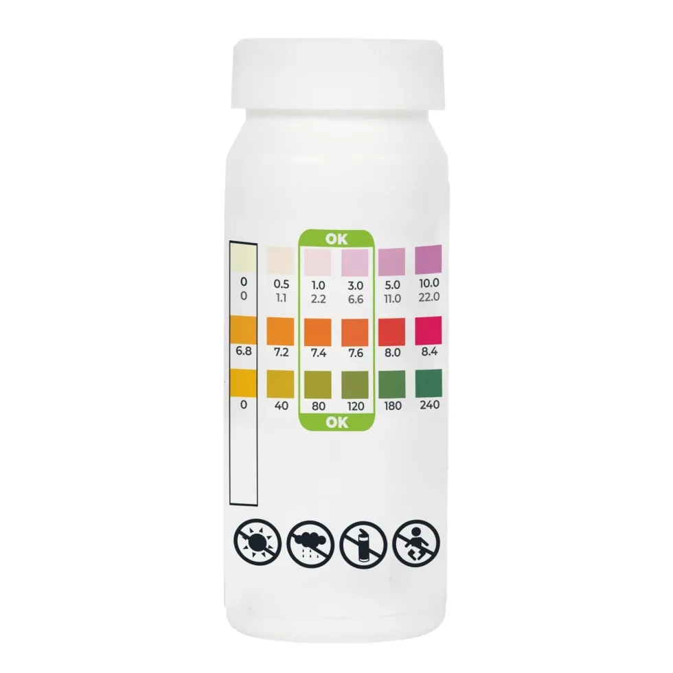 VirtuFit Zwembad Teststrips - 50 Stuks